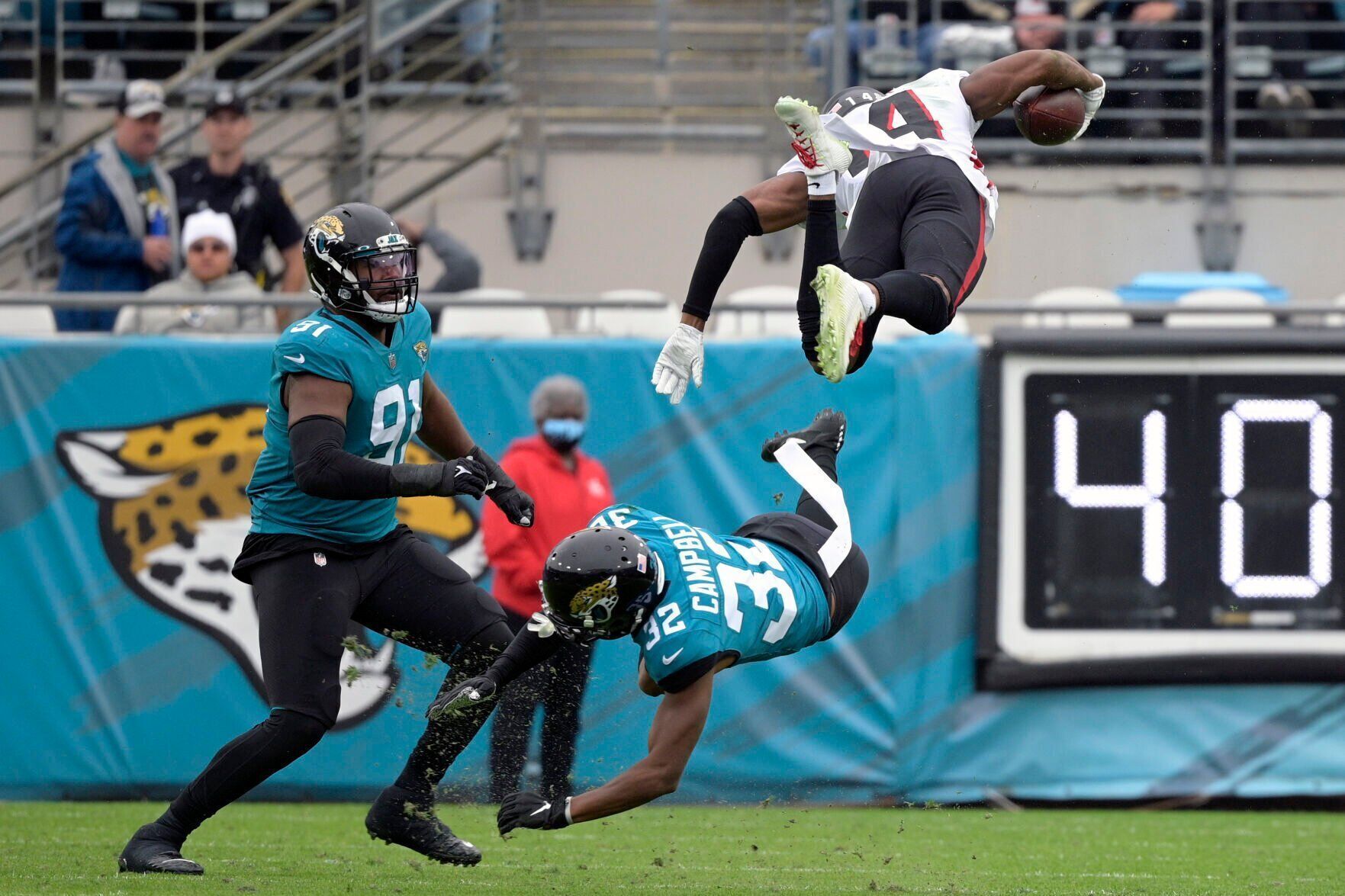 APTOPIX Falcons Jaguars Football